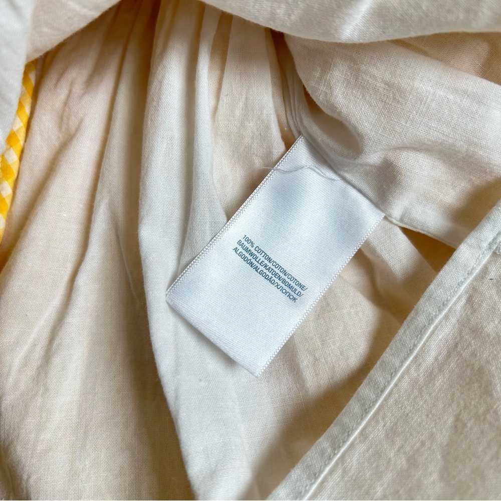Ralph Lauren Yellow and White Gingham Seersucker Dress and Bloomer, Size 12M - Picture 12 of 12